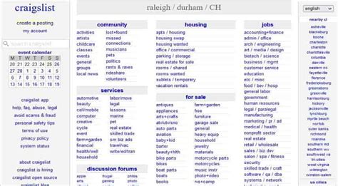 craigslist en raleigh|raleigh craigslist org.